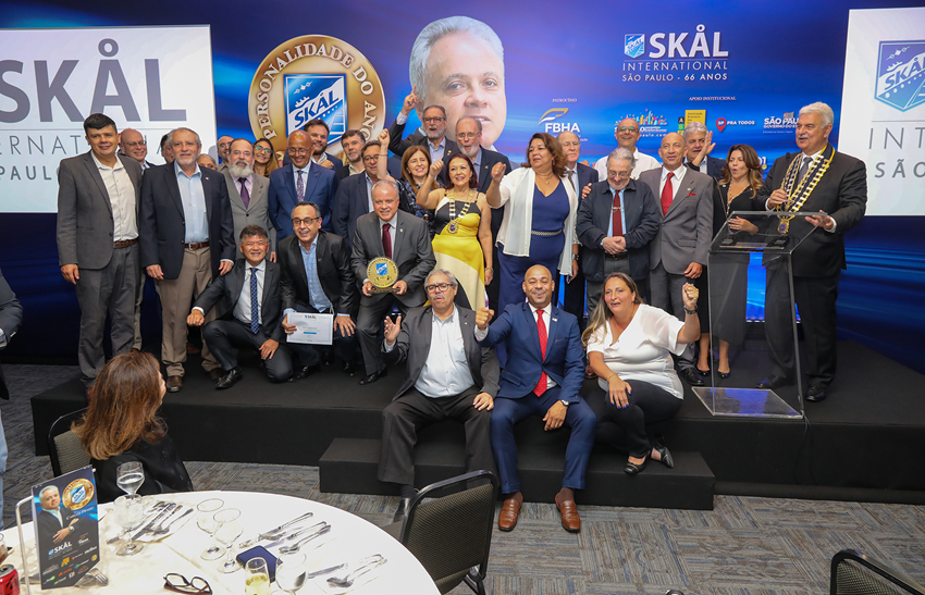 Skålegas en el evento. Skål International São Paulo se enfrenta al reto de duplicar su tamaño para 2022. Skålegas en el evento. Skål International São Paulo se enfrenta al reto de duplicar su tamaño para 2022.